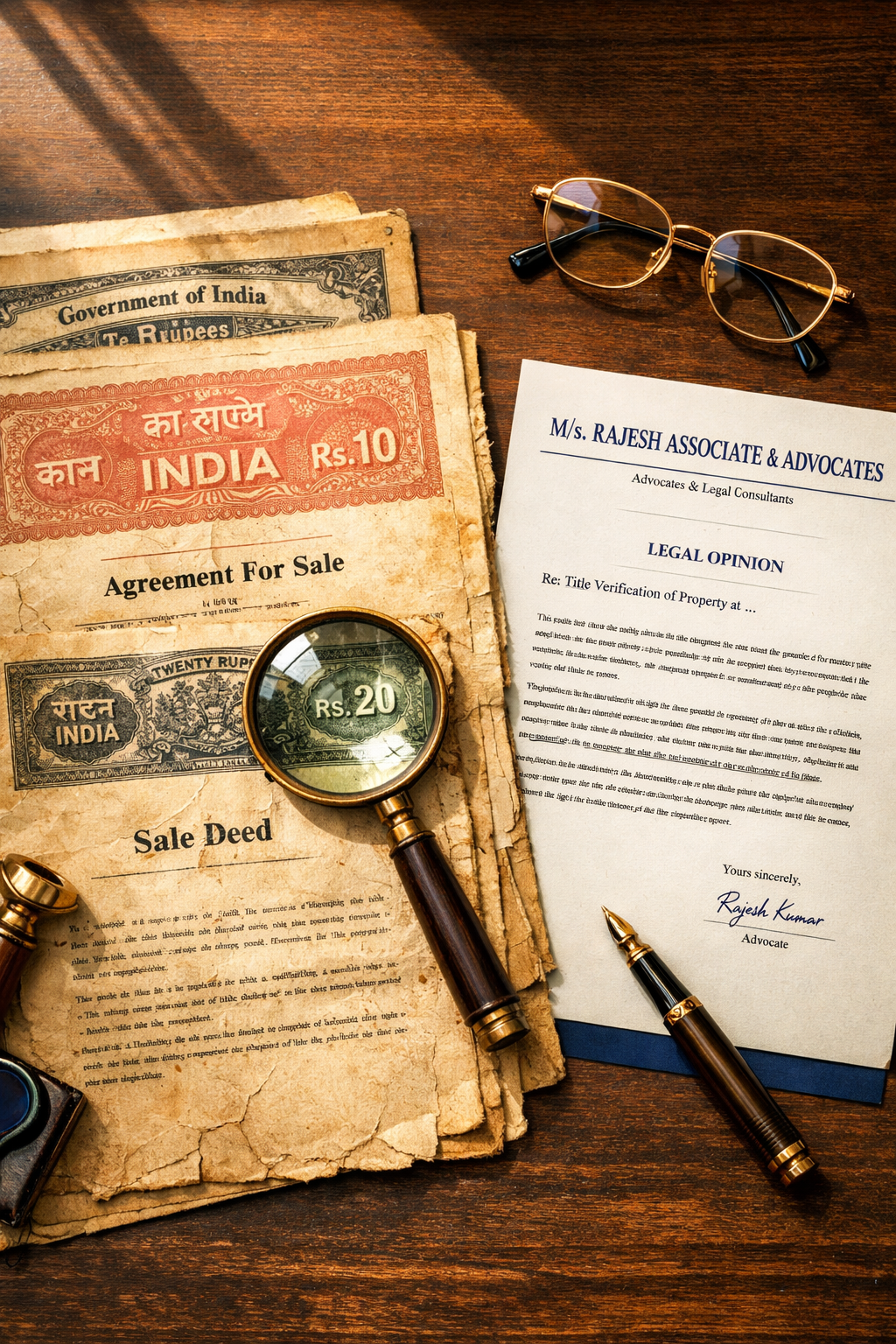 Legal opinions and title investigation services